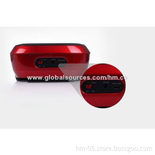 Mini Portable HIFI Wireless Bluetooth Speaker for iPhone Touch Screen USB/TF/FM MIC Rechargeable